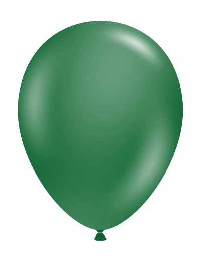 11" Pearl Metallic Forest Green (100pcs) TufTex
