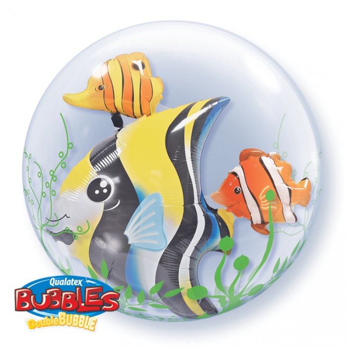 24 Seaweed Tropical Fish Double Bubble Balloons Wholesale Balloons &  Helium Rental, Surprize Enterprize Wholesale Balloons & Helium Rental