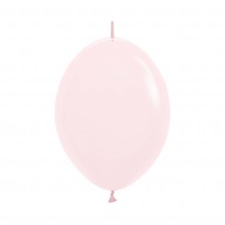 06" Pastel Matte Pink Link-O-Loons (50pcs) (Air Only)
