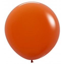 24" Fashion Sunset Orange (10pcs) Sempertex Balloons