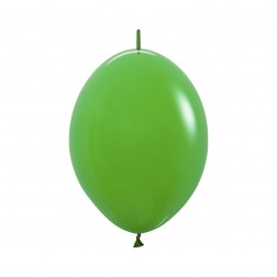 06" Fashion Shamrock Green Link-O-Loons (50pcs)  (AIR ONLY) Sempertex Balloons
