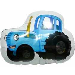 20" The Blue Tractor Balloon